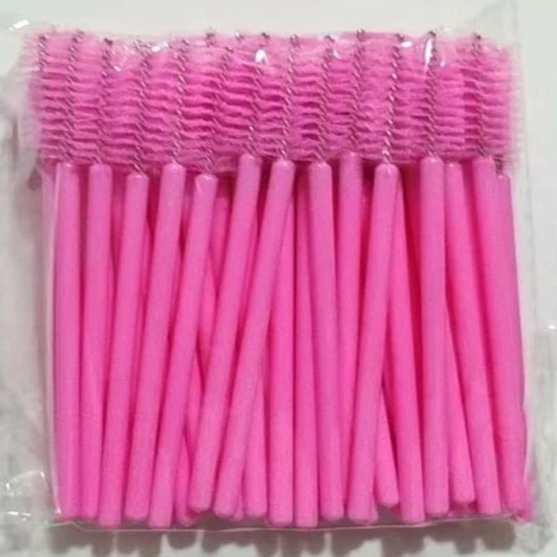 Wholesale 50pcs Disposable For Eyelash Extension Makeup Eyelash Brushes Spoolies Micro Lash Mascara Wands Combs