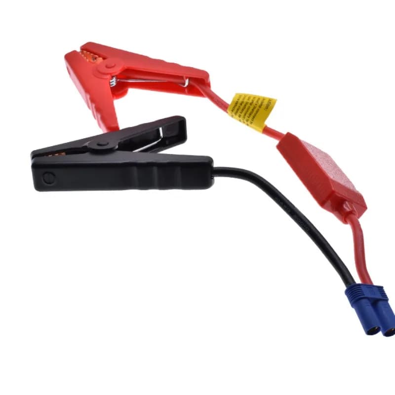 Cavo di avviamento di emergenza per auto con connettore EC5, morsetto intelligente per avviamento auto, cavo con clip a coccodrillo anti-inversione
