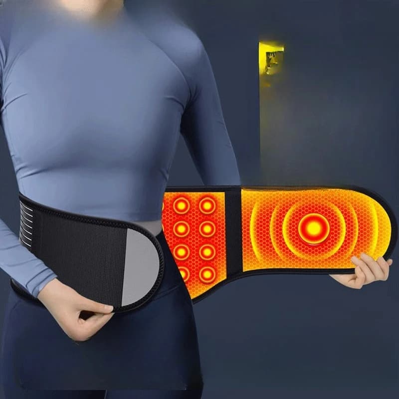 Cintura Lombare Autoriscaldante per Alleviare il Dolore, per Uomini e Donne, per Ernia del Disco e Lavoro d'Ufficio