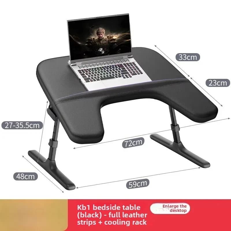 Lightweight Foldable Adjustable Laptop Bed Table Multifunctional Computer Desk Stable Writing Gaming Stand For Dormitory