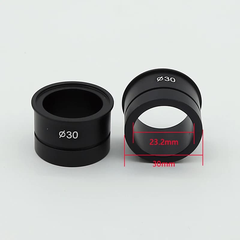 Anello adattatore per microscopio biologico con tubo adattatore di conversione per oculare elettronico da 23,2 mm a 30 mm 30,5 mm