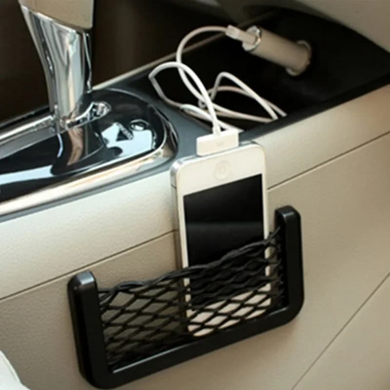 Borsa portaoggetti universale per auto in rete, organizer da appendere per interni auto, accessori auto