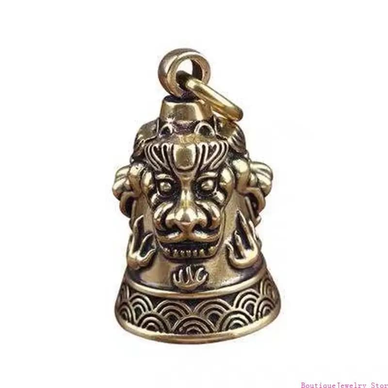 E1PE Tibetan Six Word Mantra Keychain Alloy Charm With Inspirational Sound Effect Alloy Spiritual Accessory