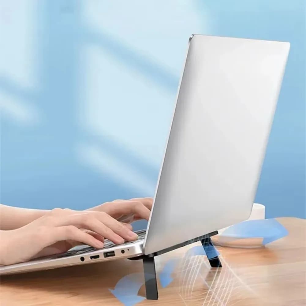 Supporto invisibile per notebook, pieghevole, facile da installare, supporto per laptop, supporto per computer portatile.