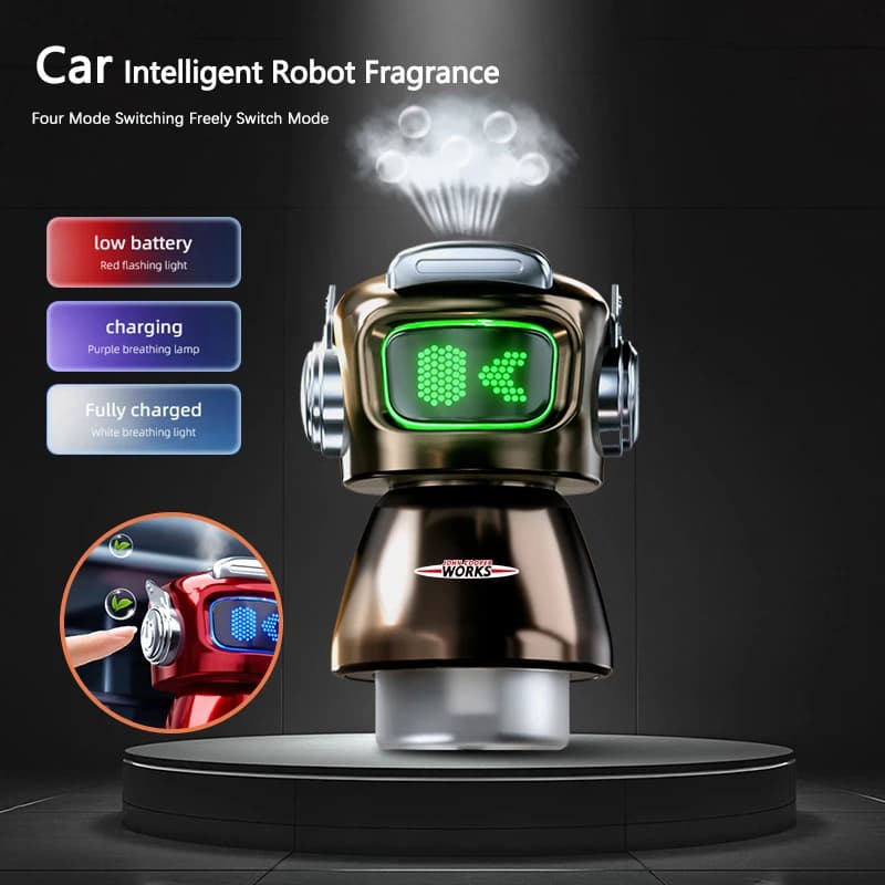 Car Exit Air Robot Perfume Clip Auto Fragrance Diffuser For MINI FUNZIONI One Cooper JCW Countryman Clubman Cabrio Paceman Coupe
