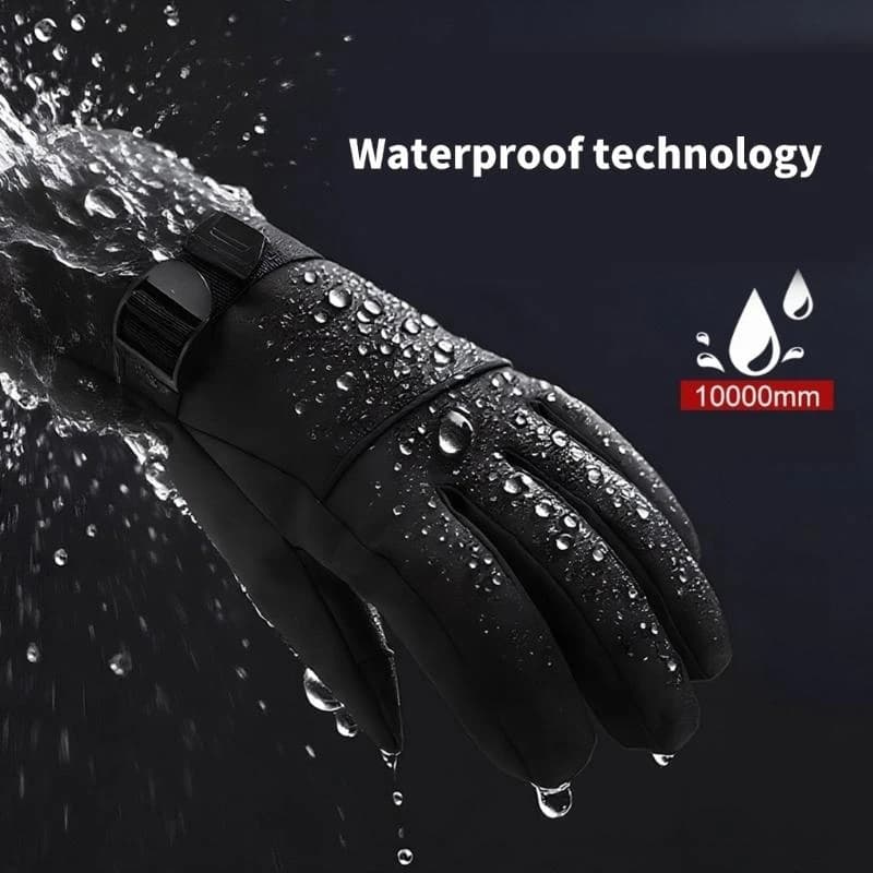 2-piece Winter Ski Gloves Touchscreen Windproof Gloves Gym Gloves for Men and Women JOME