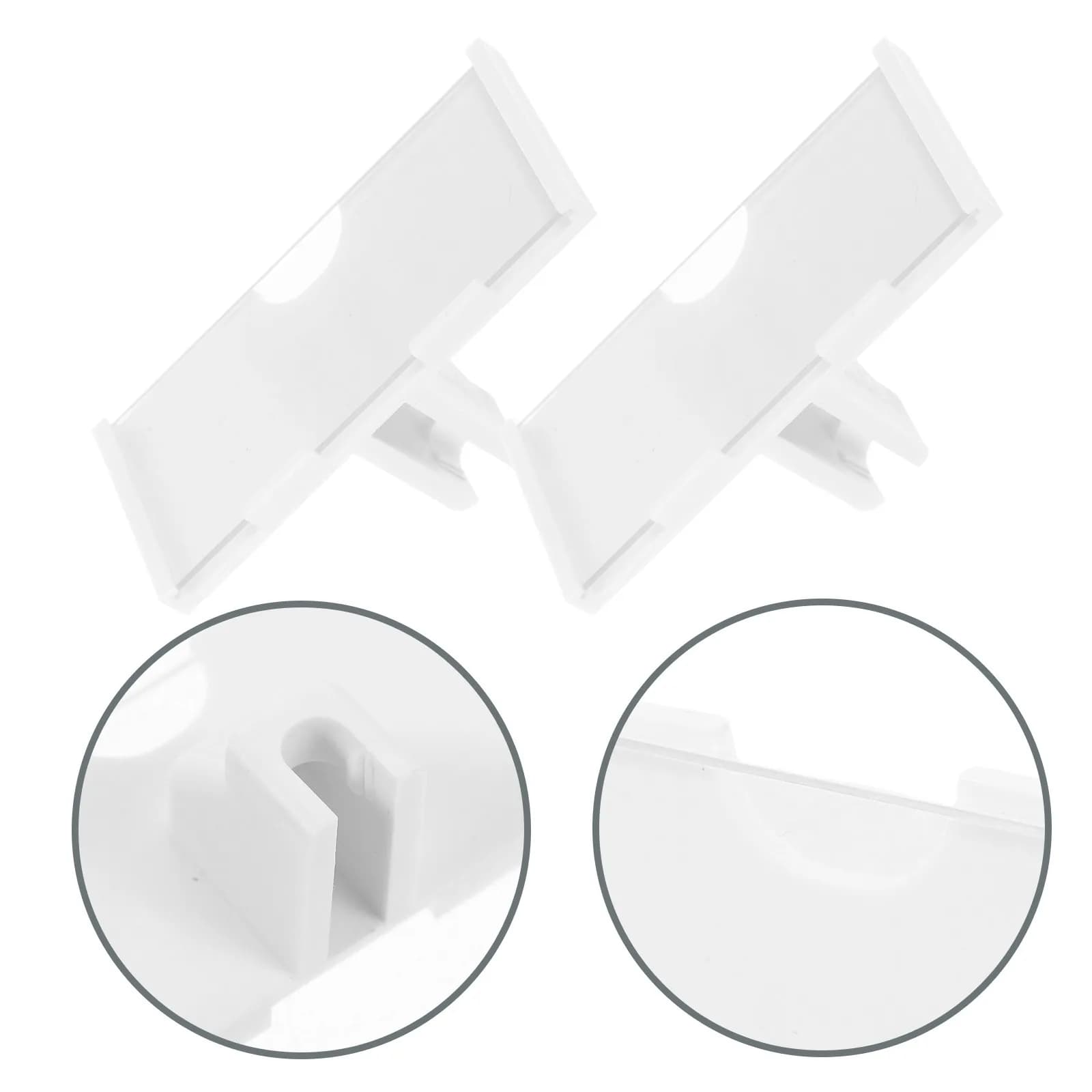 10 Pezzi Porta Prezzi in Plastica Bianchi, Clip per Etichette da Scaffale per Supermercati, Negozi al Dettaglio, Espositori Riutilizzabili, Etichette per Dispensa e Centri Commerciali