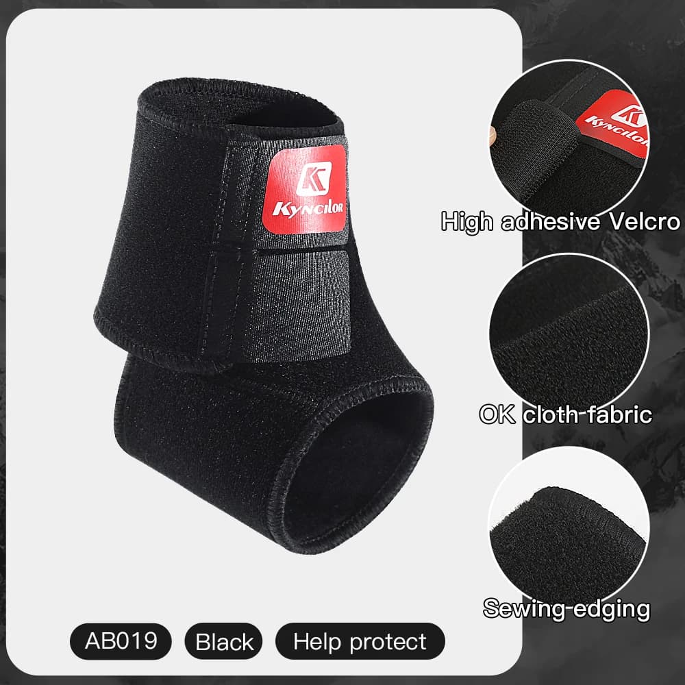 Ankle Brace with Straps, Ankle Compression Support Sleeve for Men Women Achilles Tendonitis Plantar Fasciitis Sprained
