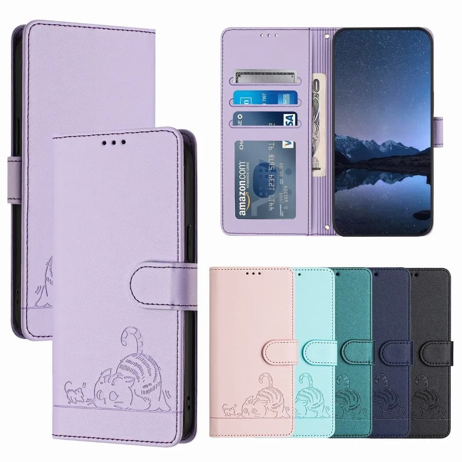 Custodia in pelle di lusso Pop con blocco RFID per Samsung Galaxy S24 S23 S22 S21 S20 FE S10 Plus Pro Ultra 5G, con porta carte e funzione portafoglio