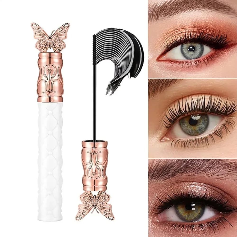 Waterproof Long-Term Black Mascara Sweat Test Eyelash Mascara Sweat resistant fast drying mascara for woman