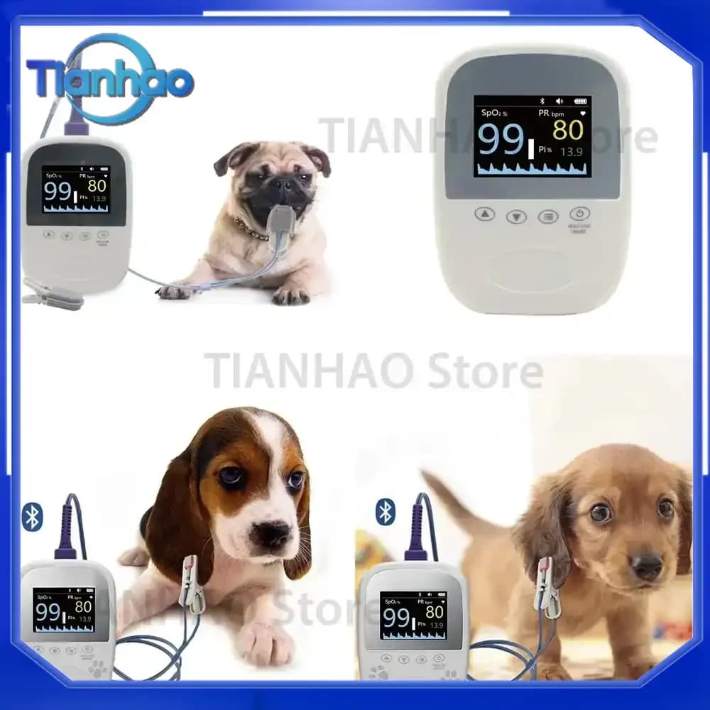 For BM1000A-I Vet Medical Bluetooth Free App Pulse Oximeter Accurate and Affordable Pet Medical Equipment