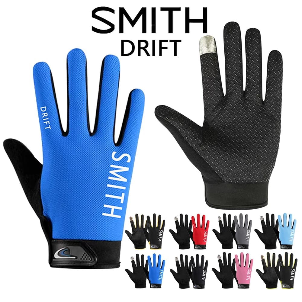 SMITH DRIFT Guanti da ciclismo Guanti primavera estate Touch screen Antiscivolo Traspirante MTB Bici da strada Corsa Fitness Palestra Guanti da motore