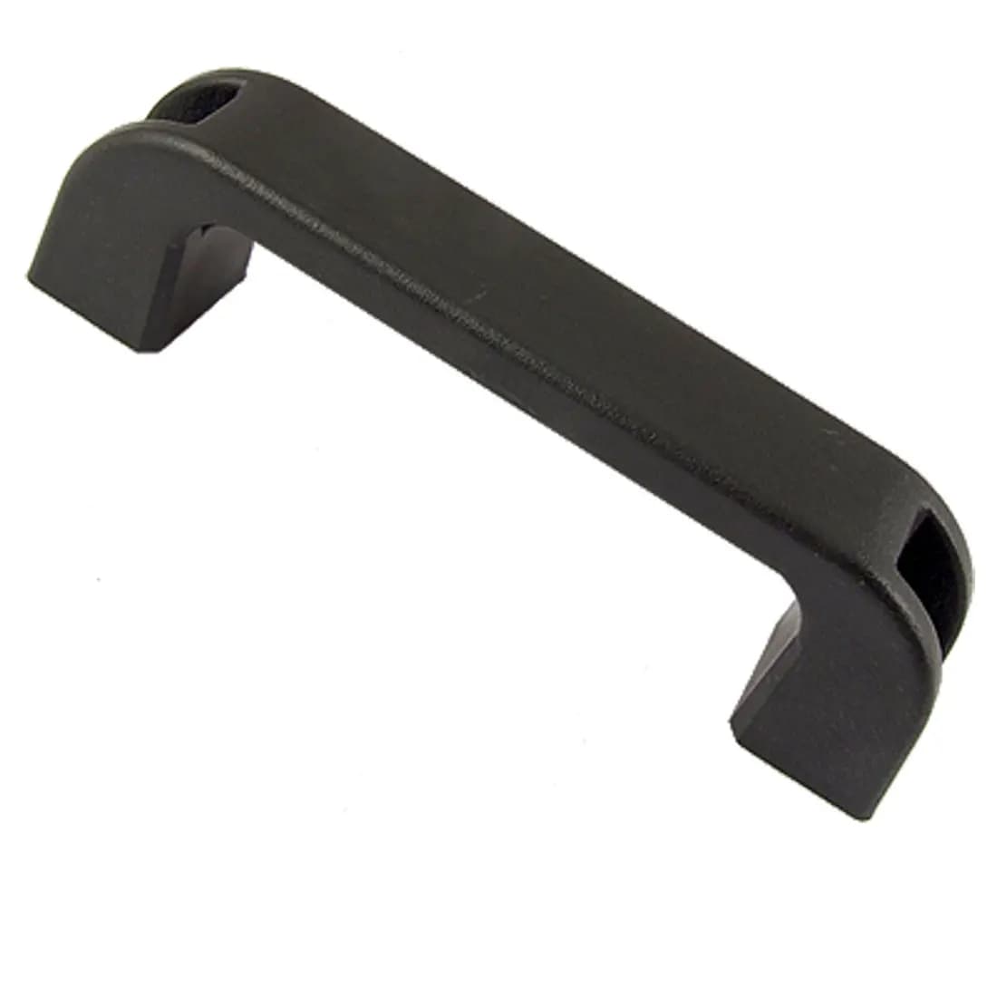 Ferramenta per mobili rettangolare maniglia per armadietto nera manopole per porte da cucina in plastica maniglie per cassetti dell'armadio da 5.2 "foro per foro