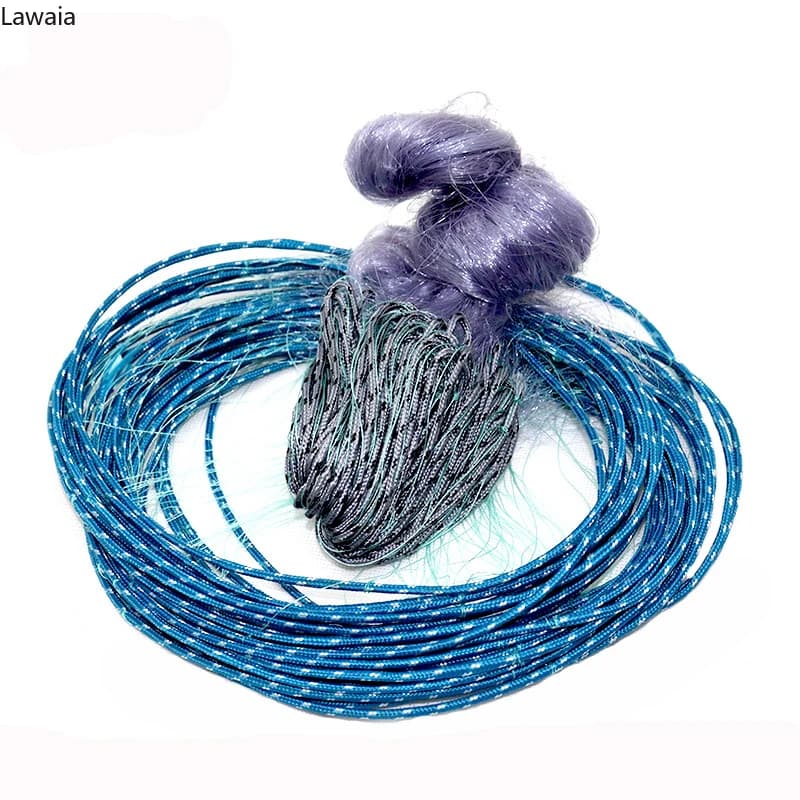 Lawaia Gill Net Fishing 1.8x30m monofilamento Nylon rete da pesca Small Eye 2.5/3/3.5/4cm viscosa Fish Net Lake Wave Pond Fishing