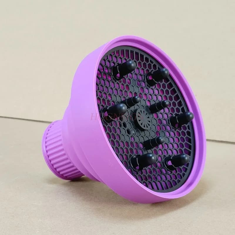 Universal Foldable Silicone Fan Cover Tools Hairdresser Hair Dryer Foldable Diffuser Cap Suitable 4-4.8 cm