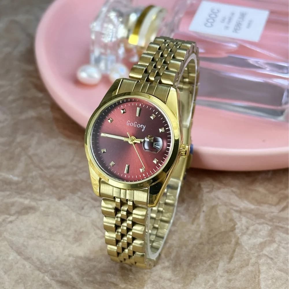 Orologio da donna di marca cinturino in acciaio inossidabile calendario orologio da donna orologi da polso al quarzo di lusso orologio regalo Dropshipping Reloj De Mujer
