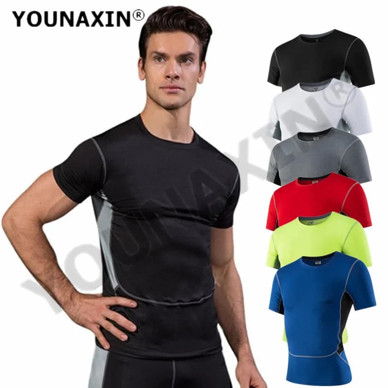 Men's Top Sports T-Shirts Quick Drying S M L XL 2XL 3XL Clearance Sale