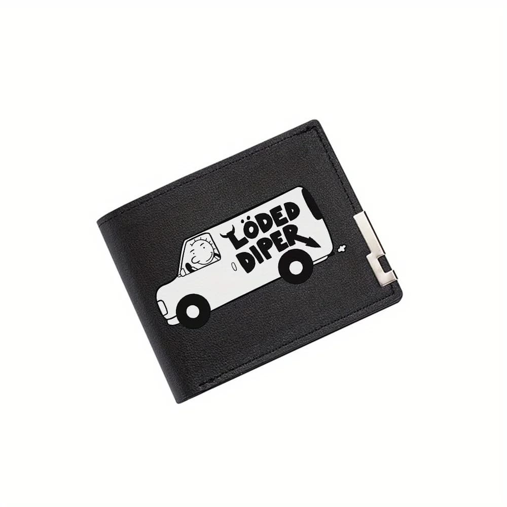 Van with Loded Diper logo Portafoglio da uomo Stampa Design Semplice Moderno Elegante Business Padre Fidanzato Amante di Natale Gif