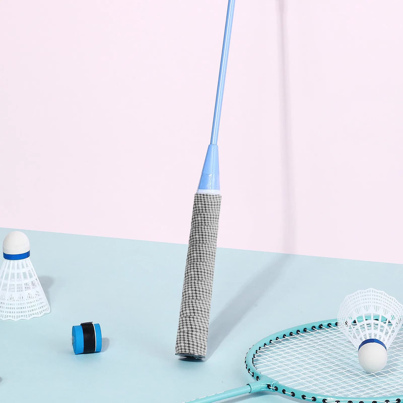 2 Pezzi Nastro Antiscivolo per Impugnatura Racchetta da Tennis, Overgrip Assorbente per Badminton, Squash, Canna da Pesca, Manubrio Moto