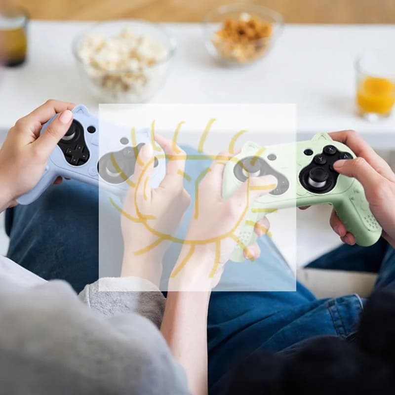Custodia Protettiva in Silicone per Controller Switch 2 Pro con Copri Analogici Antiscivolo, Accessori per Gaming