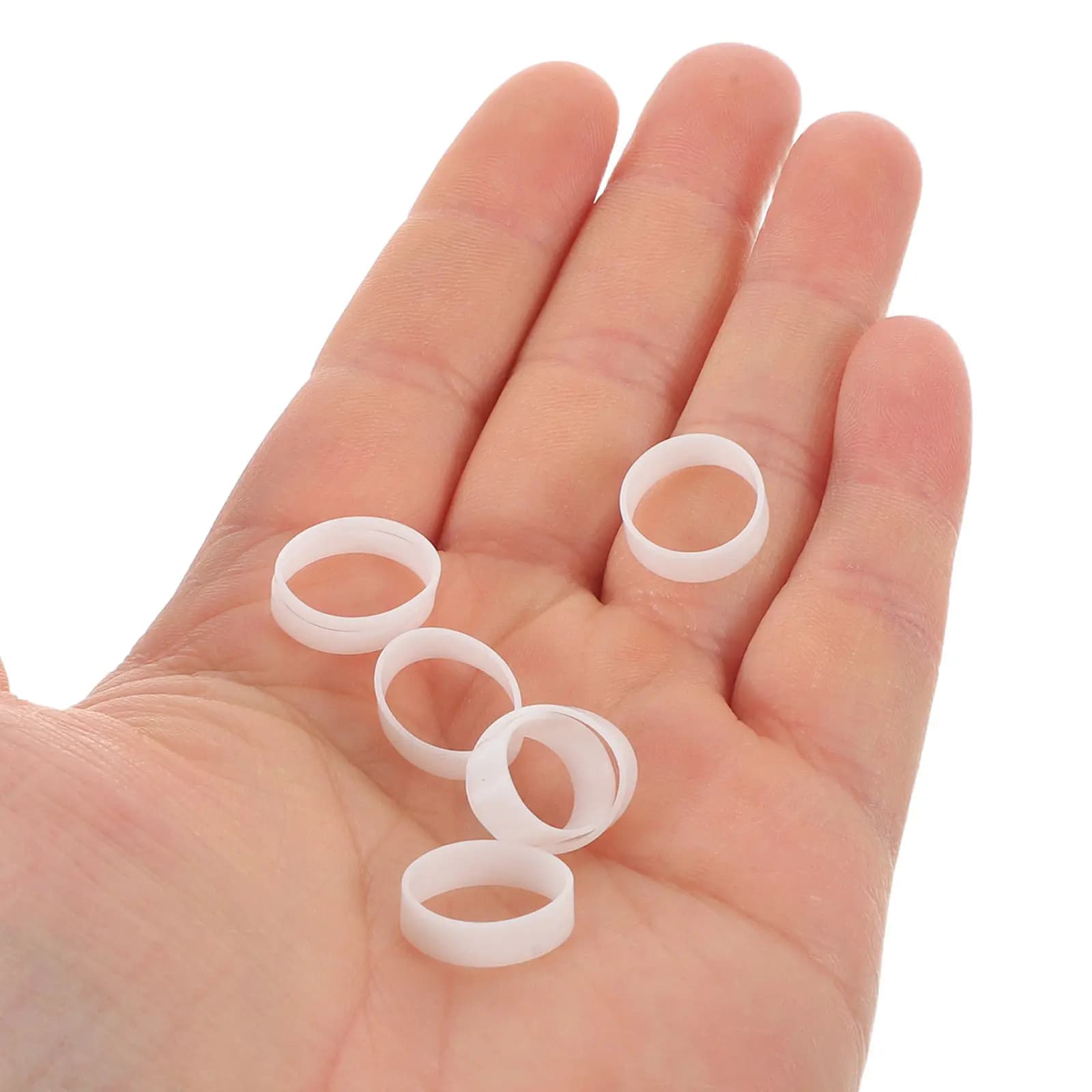 Confezione da 500 fascette fermacavi flessibili in silicone riutilizzabili, organizer per cavi multiuso, fasce elastiche nere per elettronica e ufficio