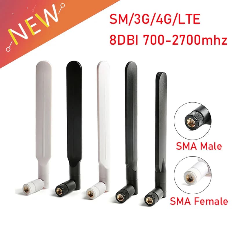 SM/3G/4G/LTE Antenna router WiFi wireless Antenna 8dbi RP-SMA Jack Maschio Femmina per WCDMA.LET、DTU、4G、GSM、GPRS