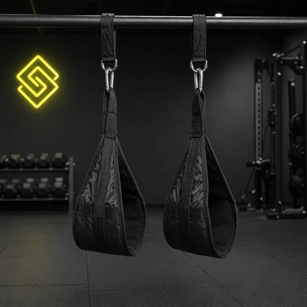 Indoor Pull Up Assist Strap Sturdy Comfortable Hanging Arm Sling Practical Supportive Core Workout Strap Pull Up Exercise