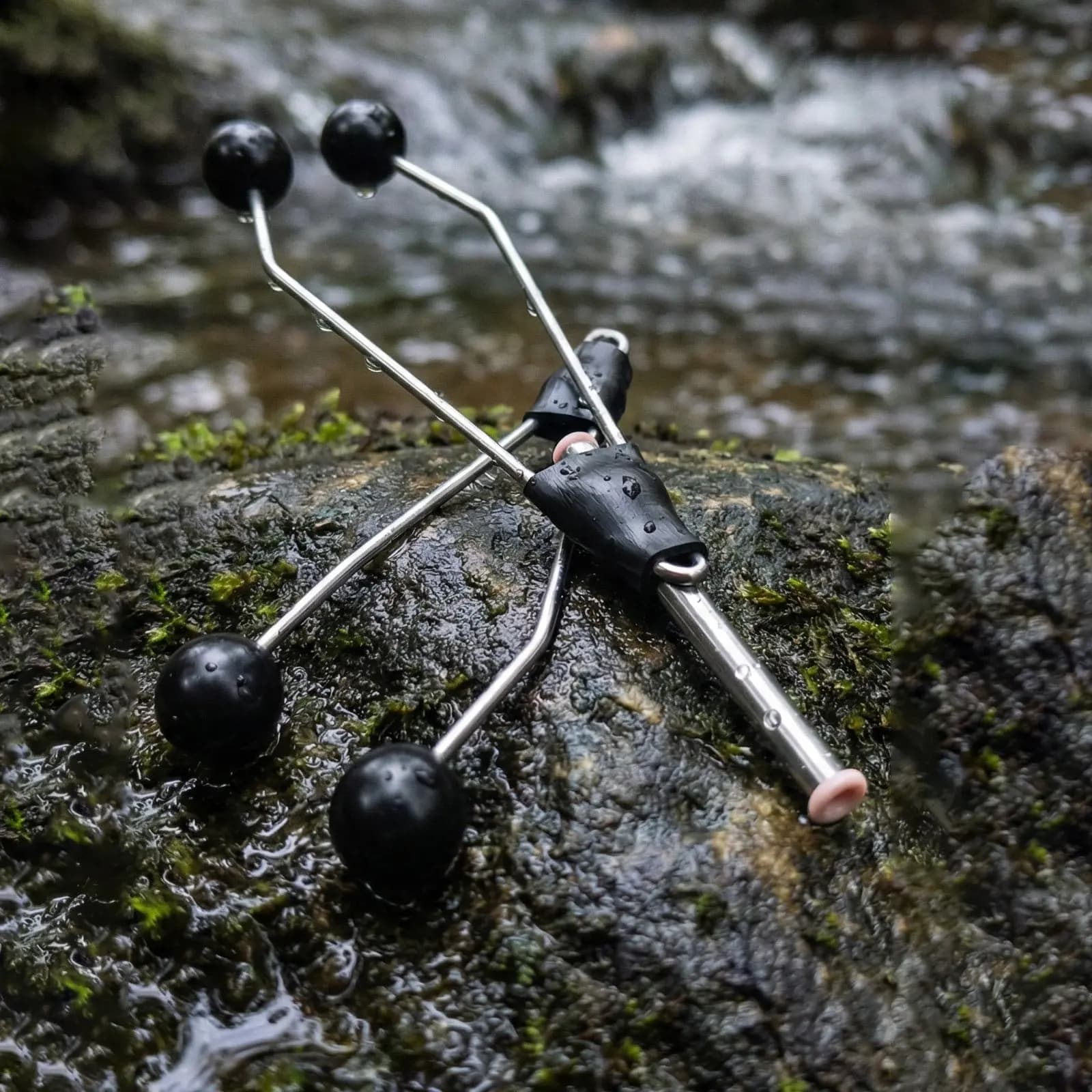 2 Pezzi Porta Bobina in Ceramica per Costruzione Mosche, Attrezzo Infilafilo in Acciaio Inossidabile, Leggero e di Precisione per Accessori da Pesca a Mosca
