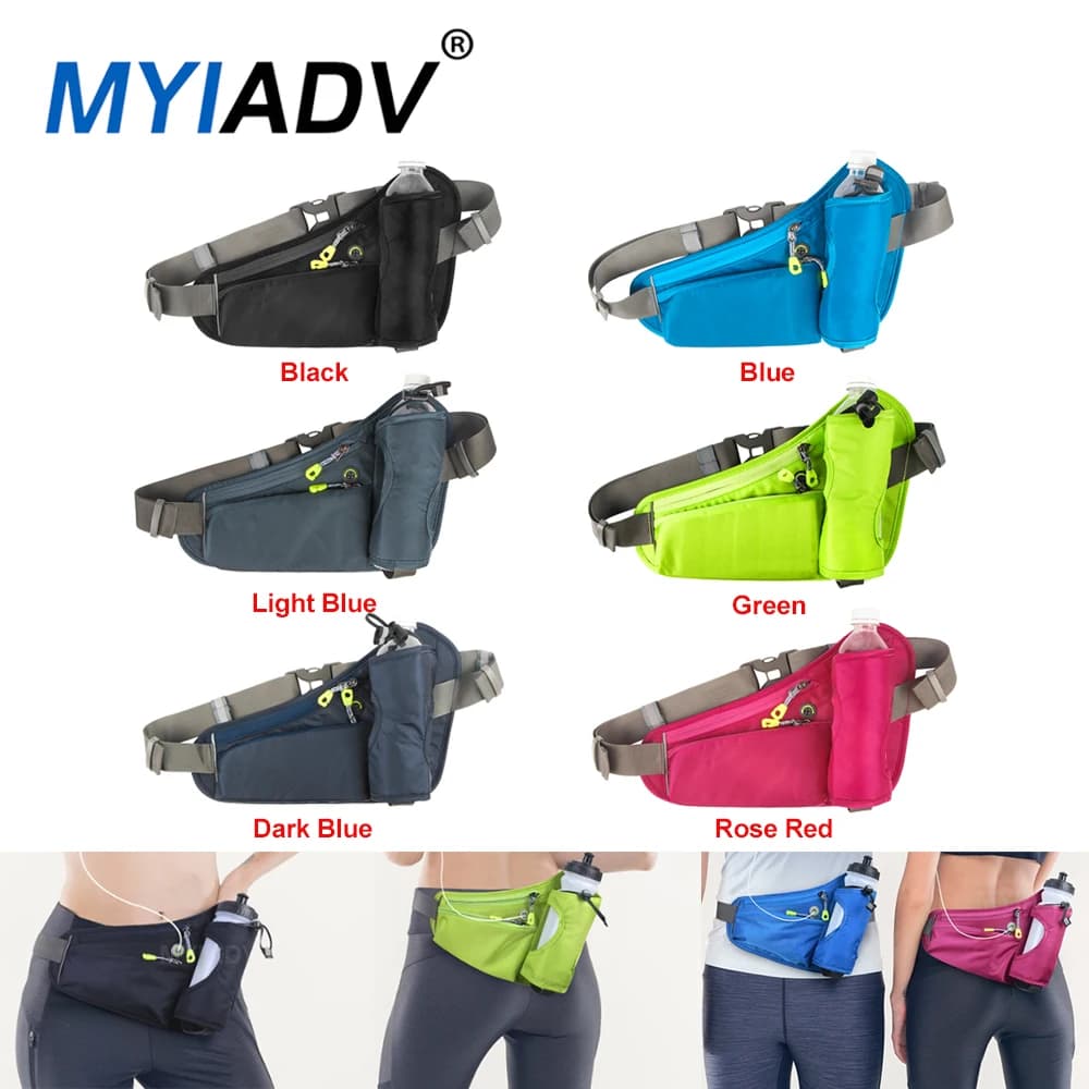 Running Marsupi Outdoor Camping Hiking Cycling Sports Marsupi Gym Jogging Belt bag for hydration Mobile phone bag