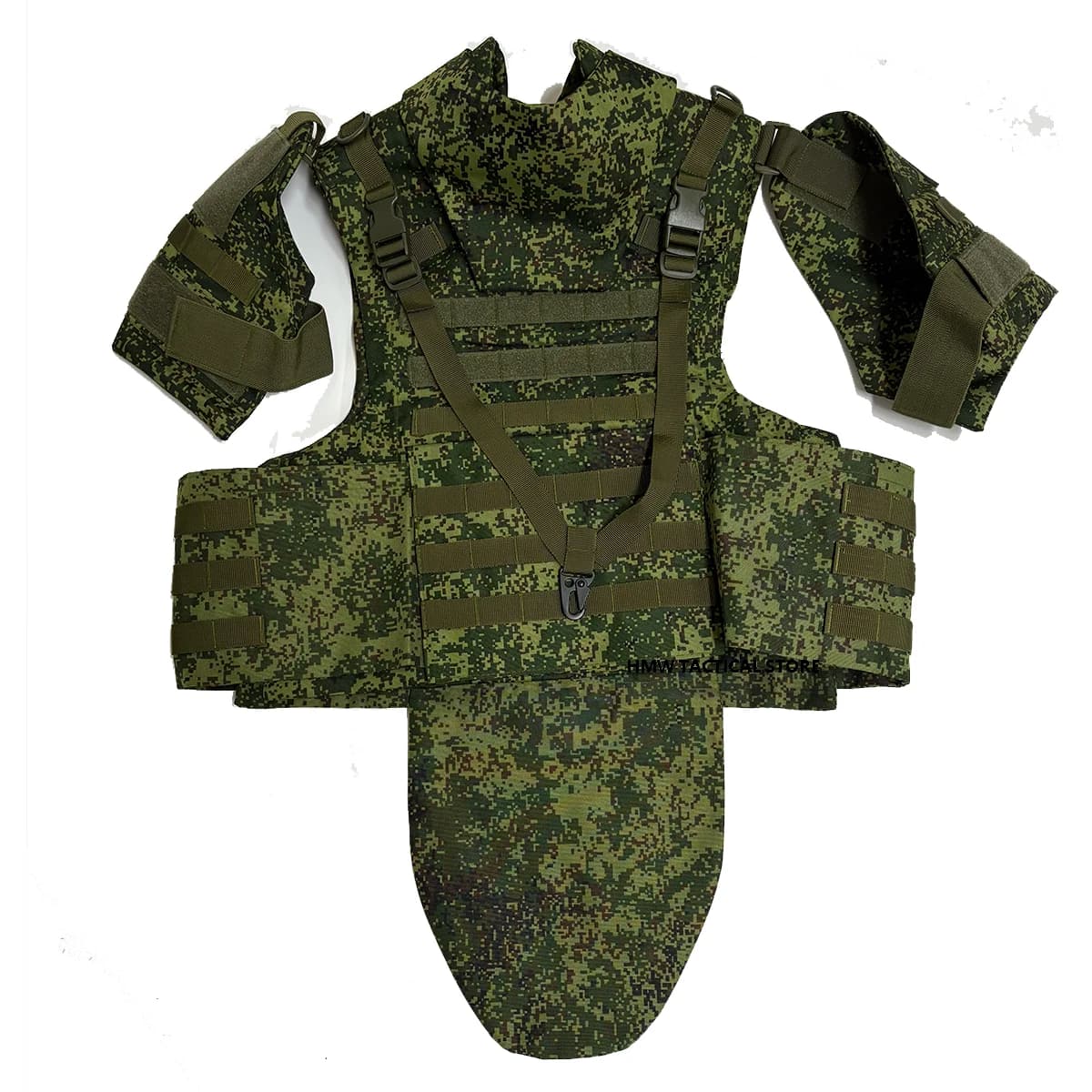 Tuta protettiva completa russa 6B45 Gilet tattico protettivo superiore EMR tuta da allenamento multifunzionale CS staccabile con protezione completa