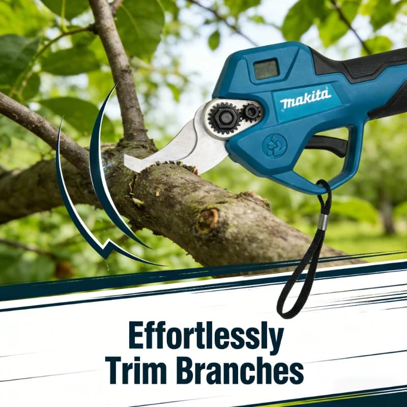 Makita Brushless Electric Scissors 18V Cordless Pruning Shears Multifunctional Fruit Tree Branche Cutter Garden Tool New
