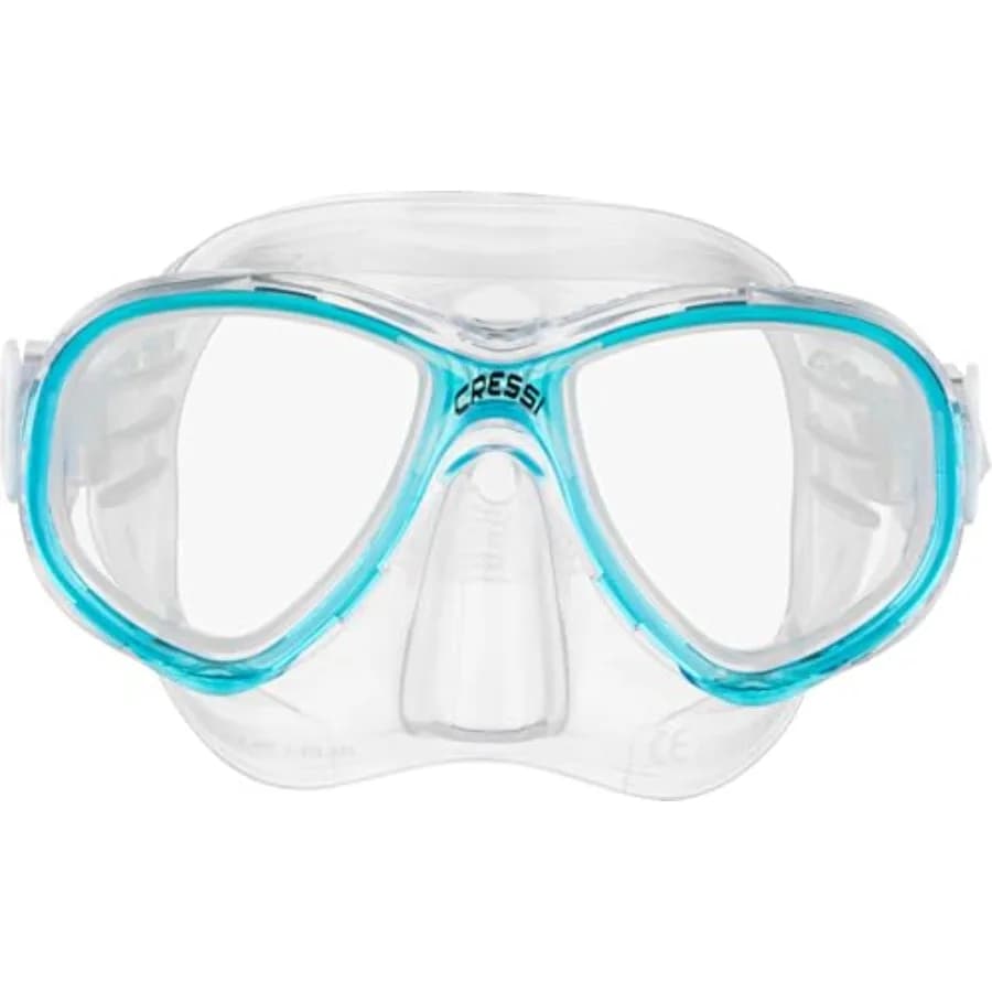 Maschera Subacquea in Silicone per Ragazzi e Ragazze - Perla Jr - Prodotta in Italia da