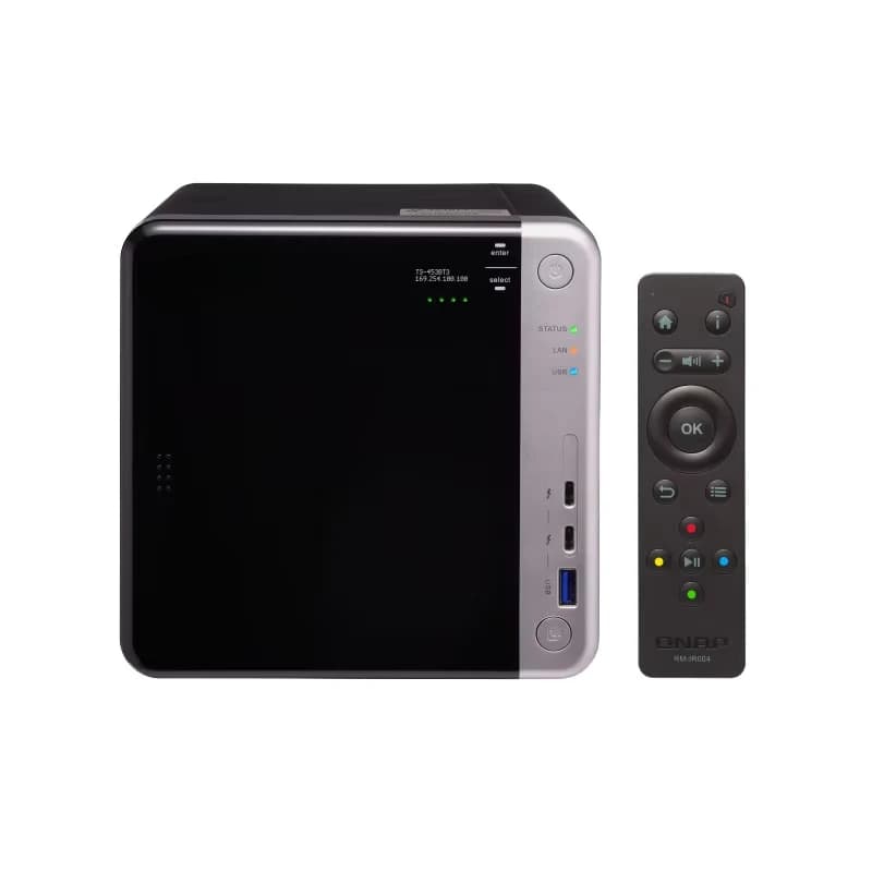 Qnap TS-453BT3-8G Server NAS di Rete a 4 Bay con Interfaccia USB Thunderbolt 3 Nuovo e Disponibile