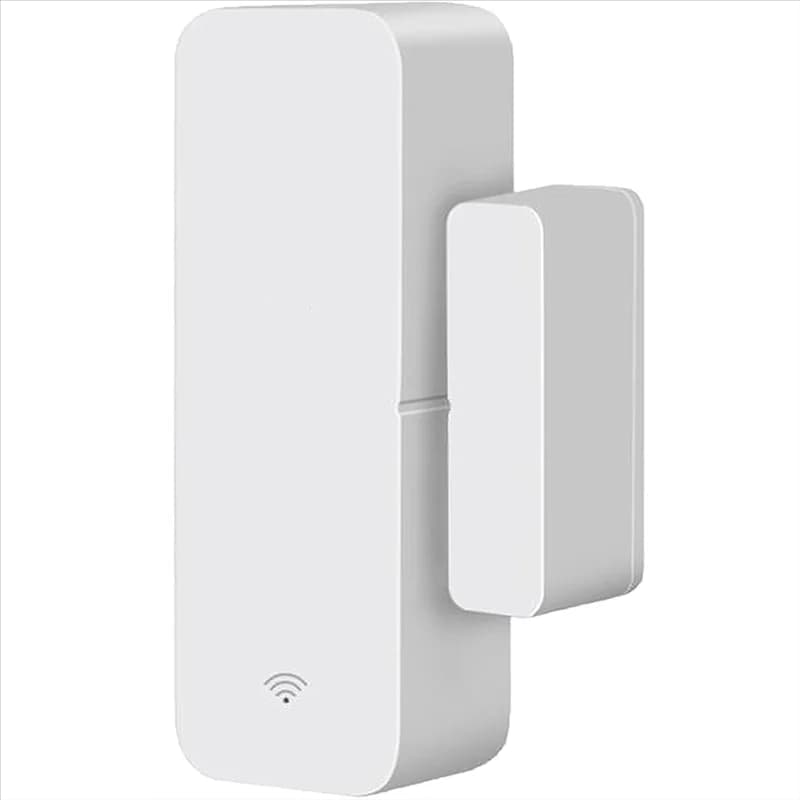 [NUOVO A09R!】 Sensore per porte e finestre Wifi, per la sicurezza domestica Alexa Google Assistant, per l'allarme antifurto aziendale, rilevamento intelligente delle porte aperte