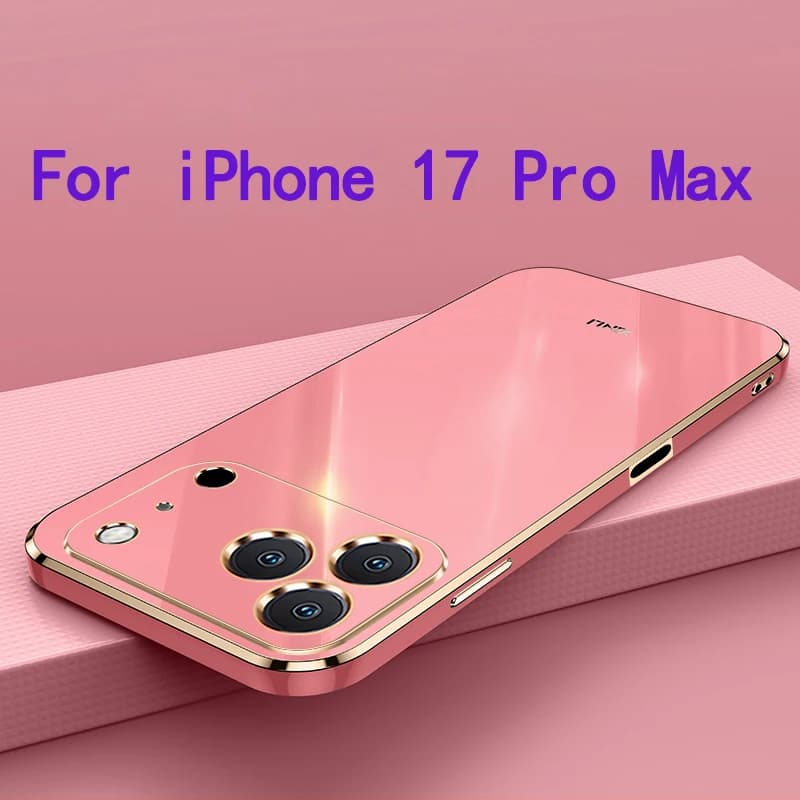 For Iphone 17 Pro Max Case Cover For Iphone 17 Pro Max High Quality Soft TPU Anti-fingerprint Camera Protection Case Cover