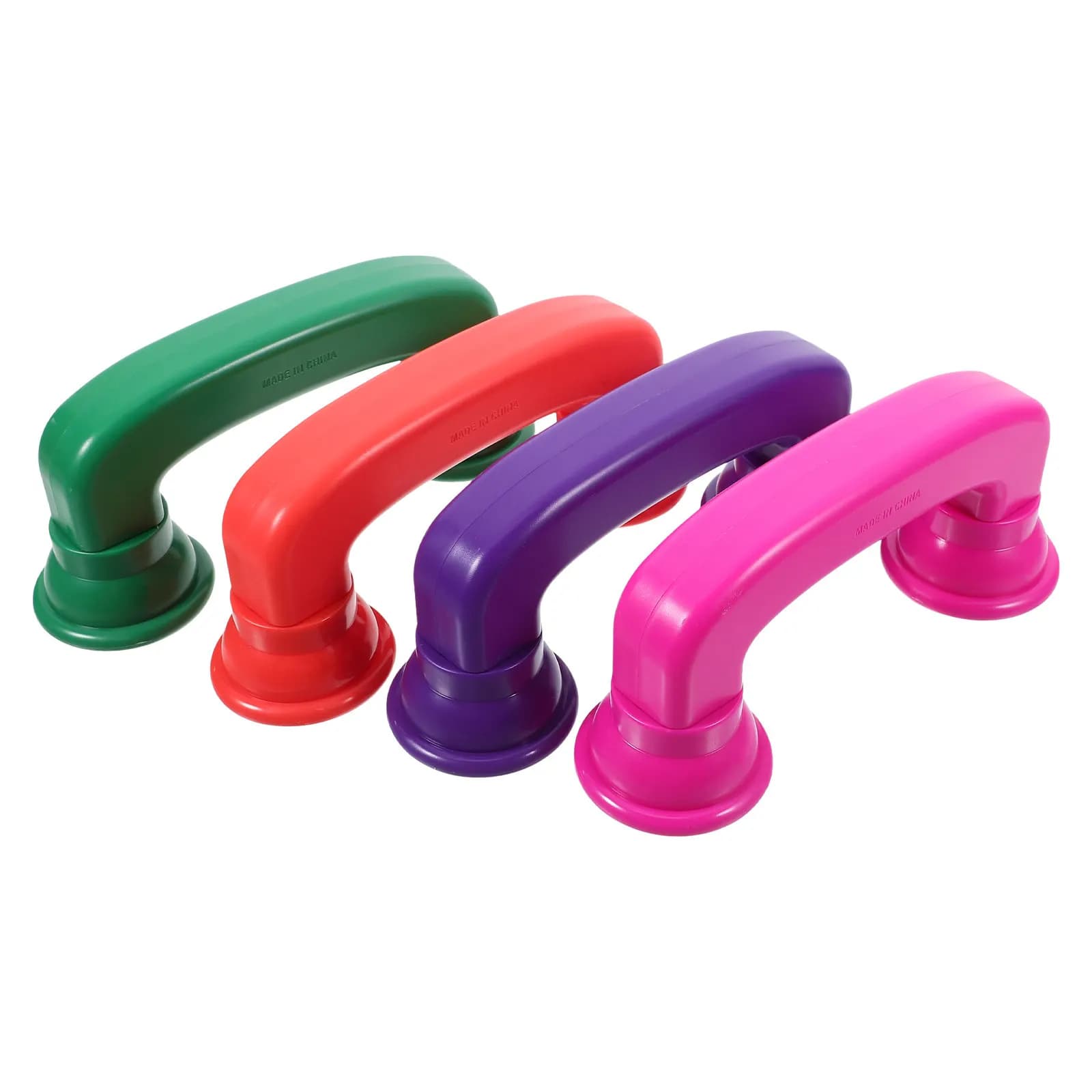 4 Pezzi Telefoni per Feedback Audio, Colorati in Plastica, per l'Apprendimento Precoce e la Lettura, Divertenti Telefoni Educativi per Bambini e Aule