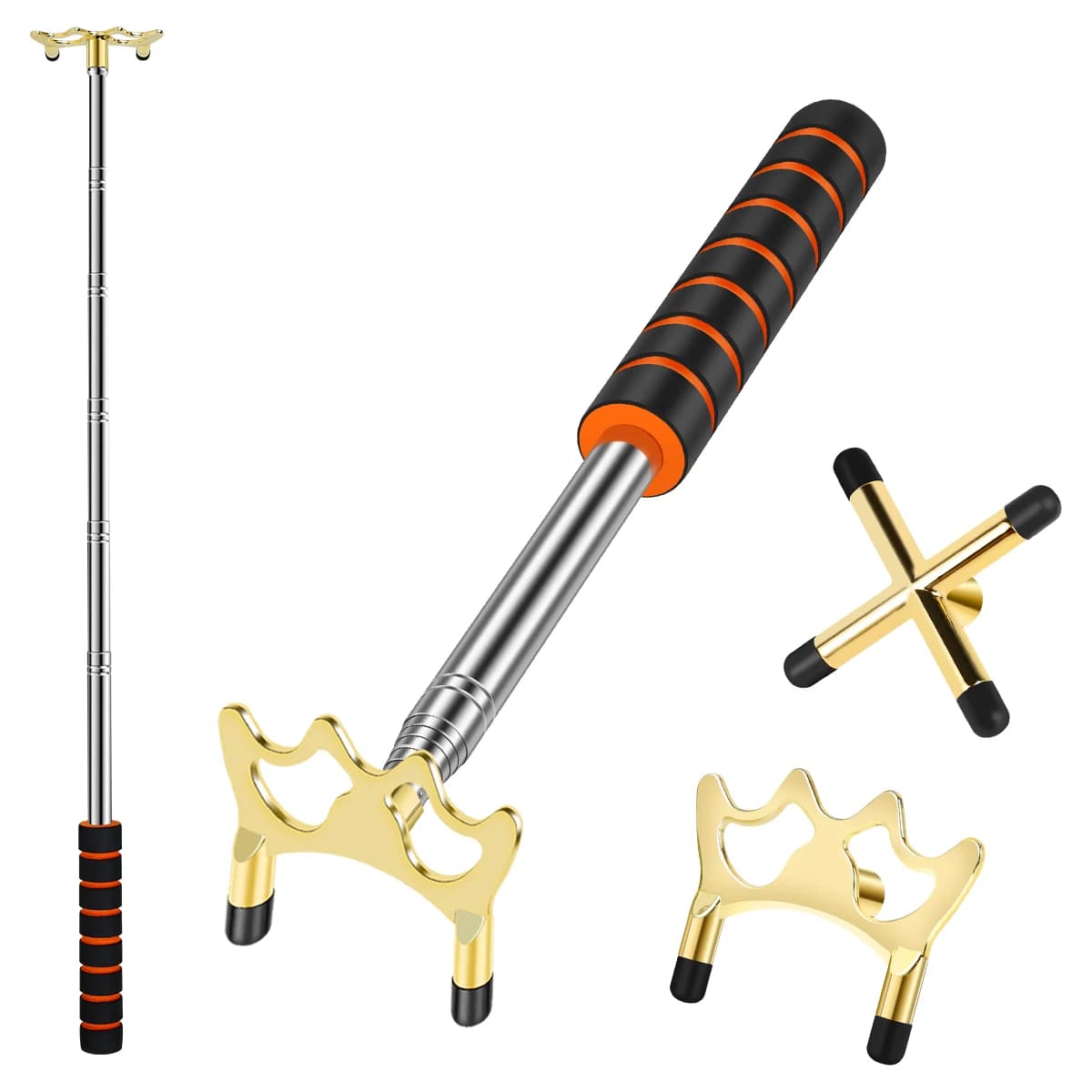 1 Set Bastone da biliardo retrattile Bastone da biliardo telescopico con stecca da biliardo con testa a ponte sostituibile Piscina espandibile