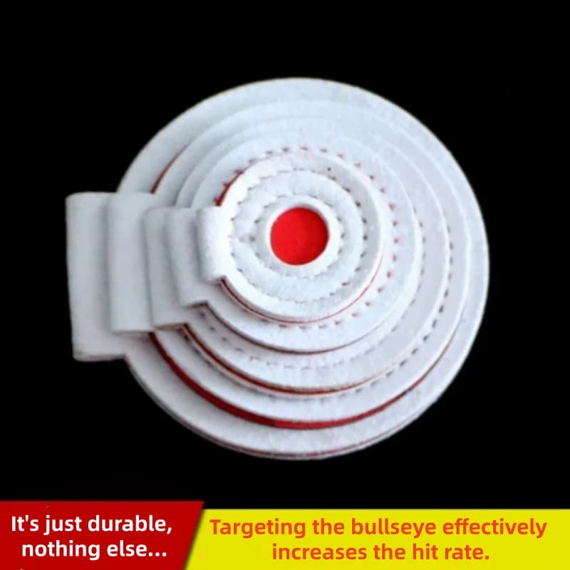 Thickened Bullseye Shooting Target Portable Training Accessory For Outdoor Slingshot Archery Daily Practice Sports Competition
