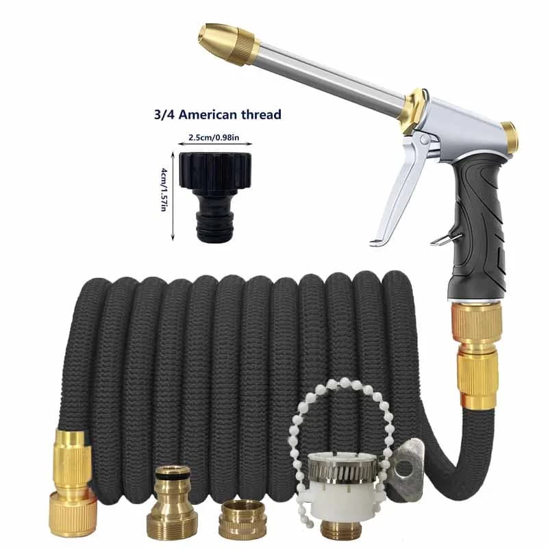 High Pressure Hose for Home and Garden, Expandable Bicolor, Magic Hoses for Irrigation 25-100FT for Garden, Farm, Car Washing