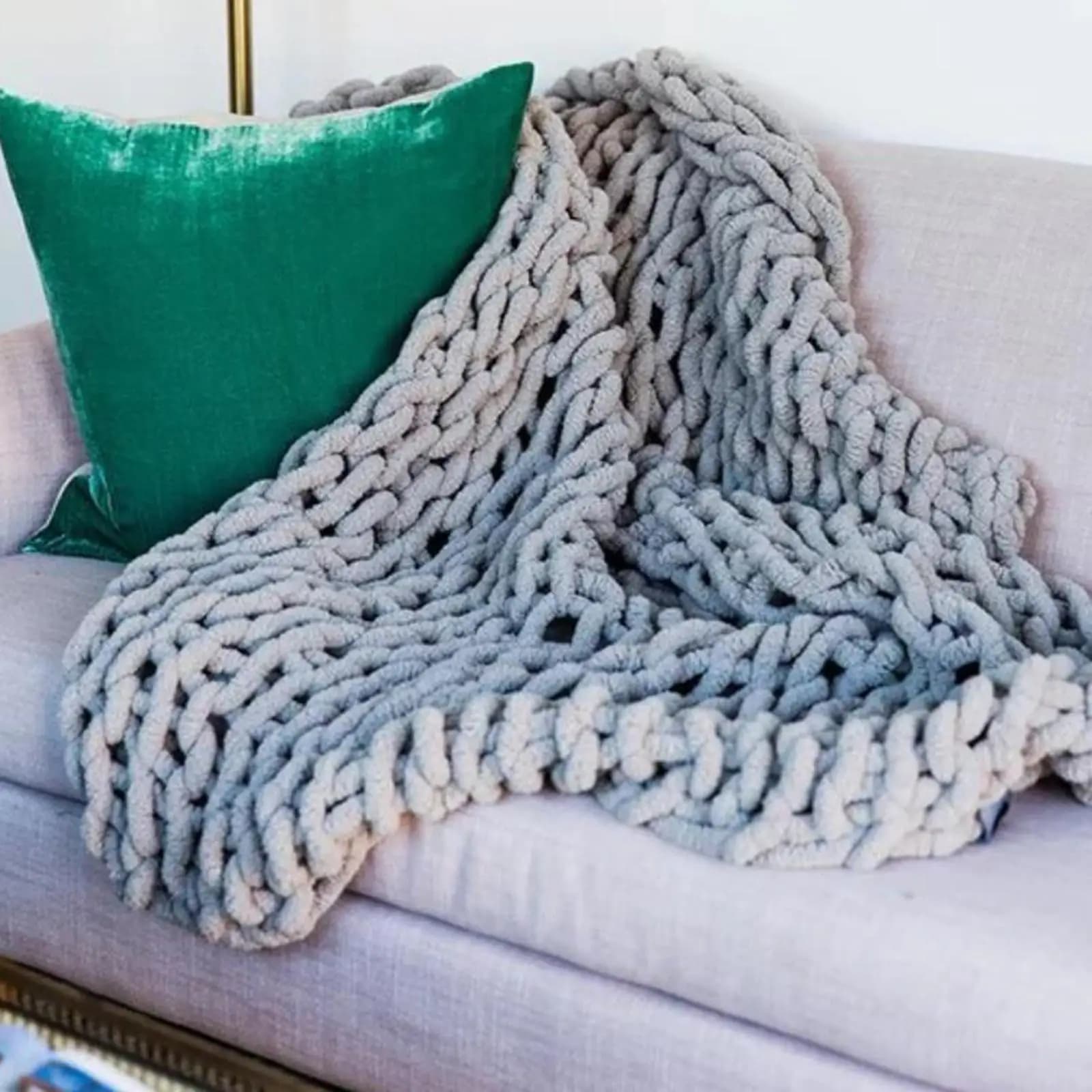 Giant Acrylic Chunky Chenille Yarn for Craft Projects Blanket Knitted Yarn for Crochet Scarf Hat