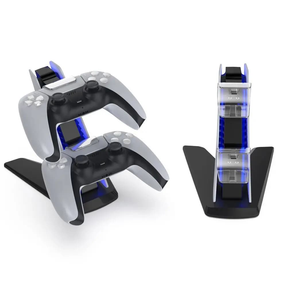 Accessori per giochi Indicatore luminoso per stazione dock di ricarica rapida Type-C per caricabatterie per gamepad PS5 per Sony Playstation 5