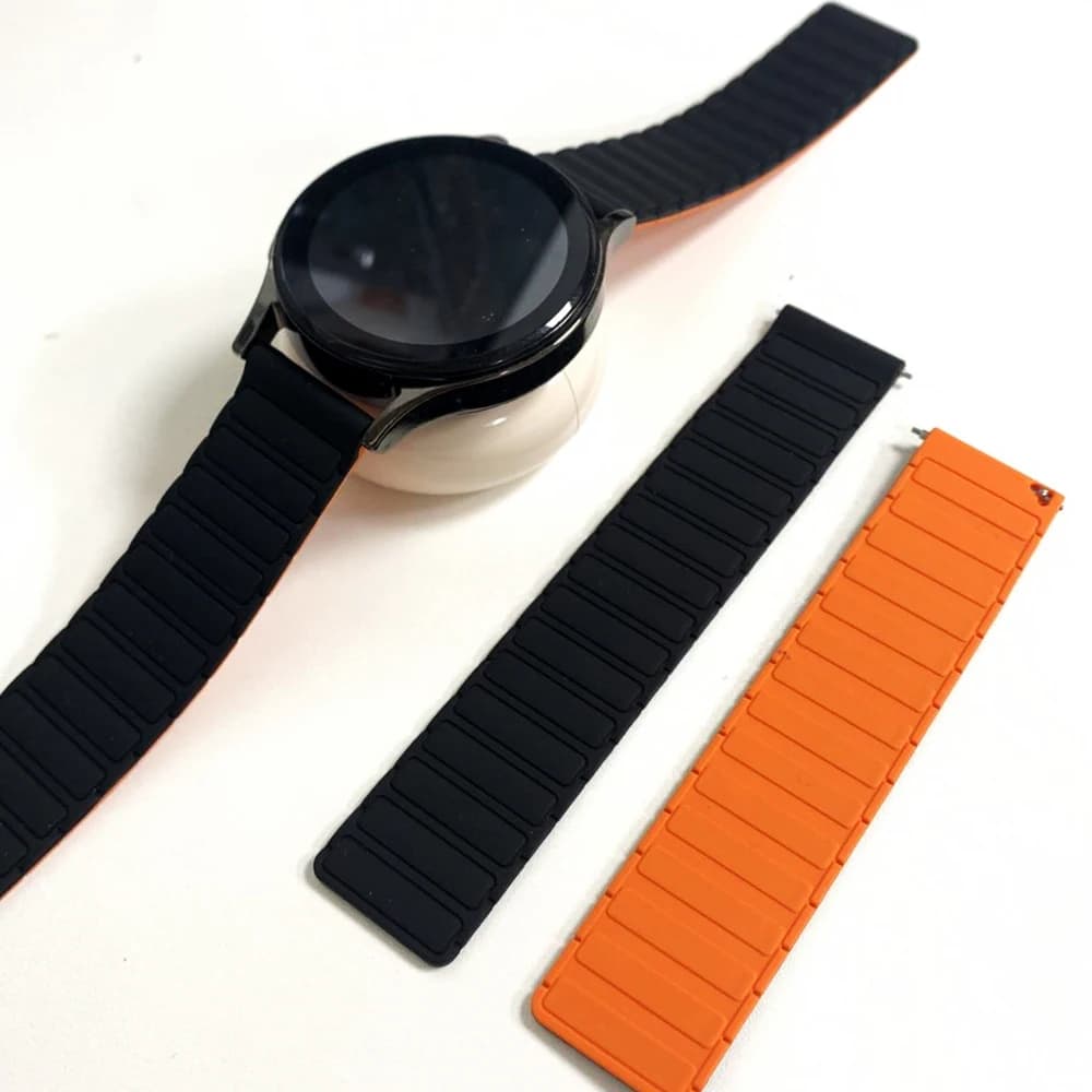 22 mm magnetic ring silicone strap for Huami AMAZFIT BALANCE 2 BIP 5 6 GTR 4 3pro 2 Straps for Xiaomi Watch S4 Sports Bracelet
