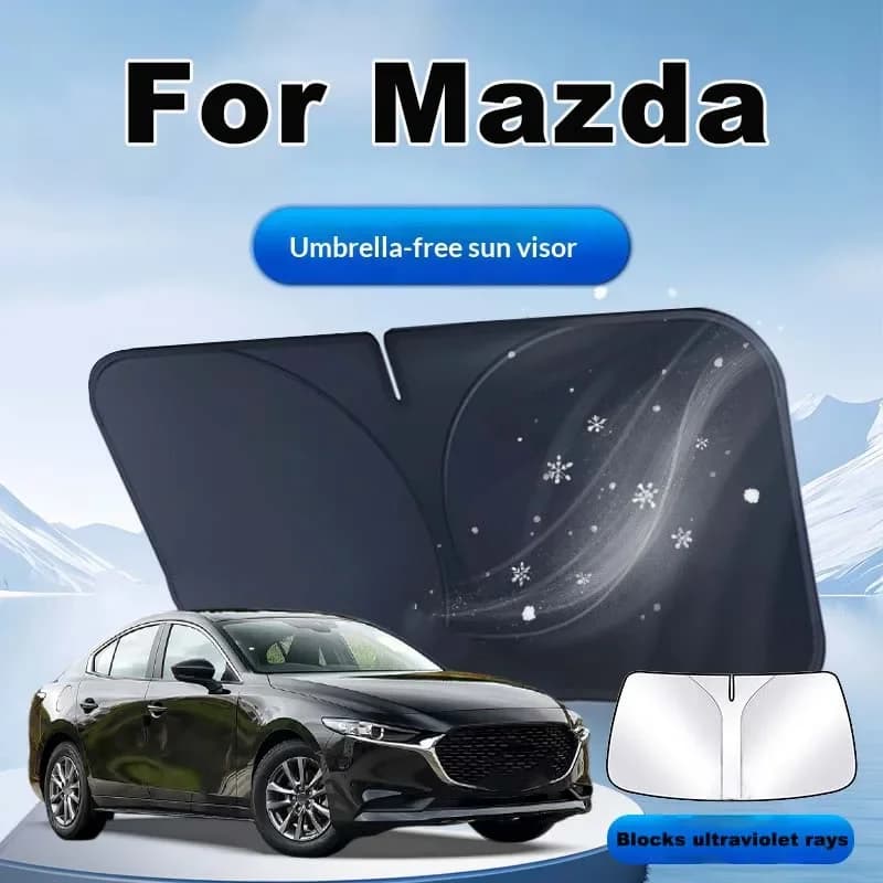 Parasole per Parabrezza Auto, Copertura Parasole per Finestrino Anteriore per Mazda 3 6 CX-5 CX-9 CX-30 CX-50 CX-60 CX5 CX9 CX30 CX50 CX60