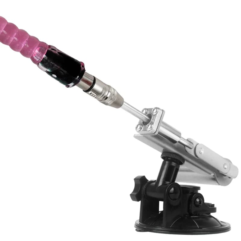 Set Mini Macchina del Sesso Telescopica con Dildo, Connettore 3XLR, Attuatore Lineare Telescopico da 39mm, Set per Masturbazione Femminile