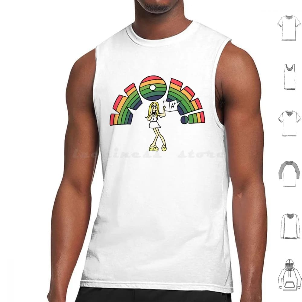 Wow! Tank Tops Vest Sleeveless Schoolhouse Saturday Morning Cartoons Cartoon Cartoons Animation Animated 1970s Pop Culture