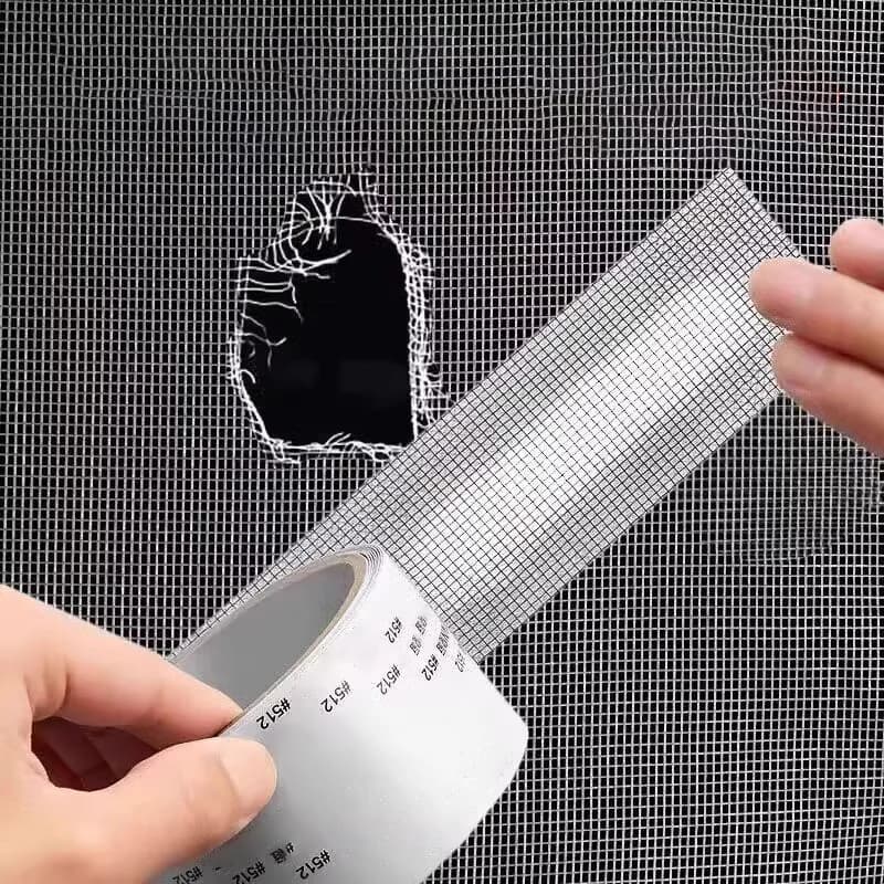 1 pz 5*200 cm Facile da Applicare Nastro di Riparazione Dello Schermo Della Finestra Impermeabile Mantenere Le Zanzare Fuori Anti-Insetti Patch di Maglia autoadesiva