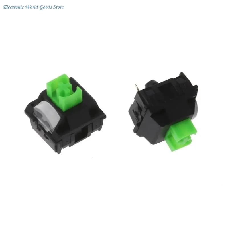 A3PD 4 pieces RGB green axis switches for game keyboards Blackwidow Cross shaft switch for