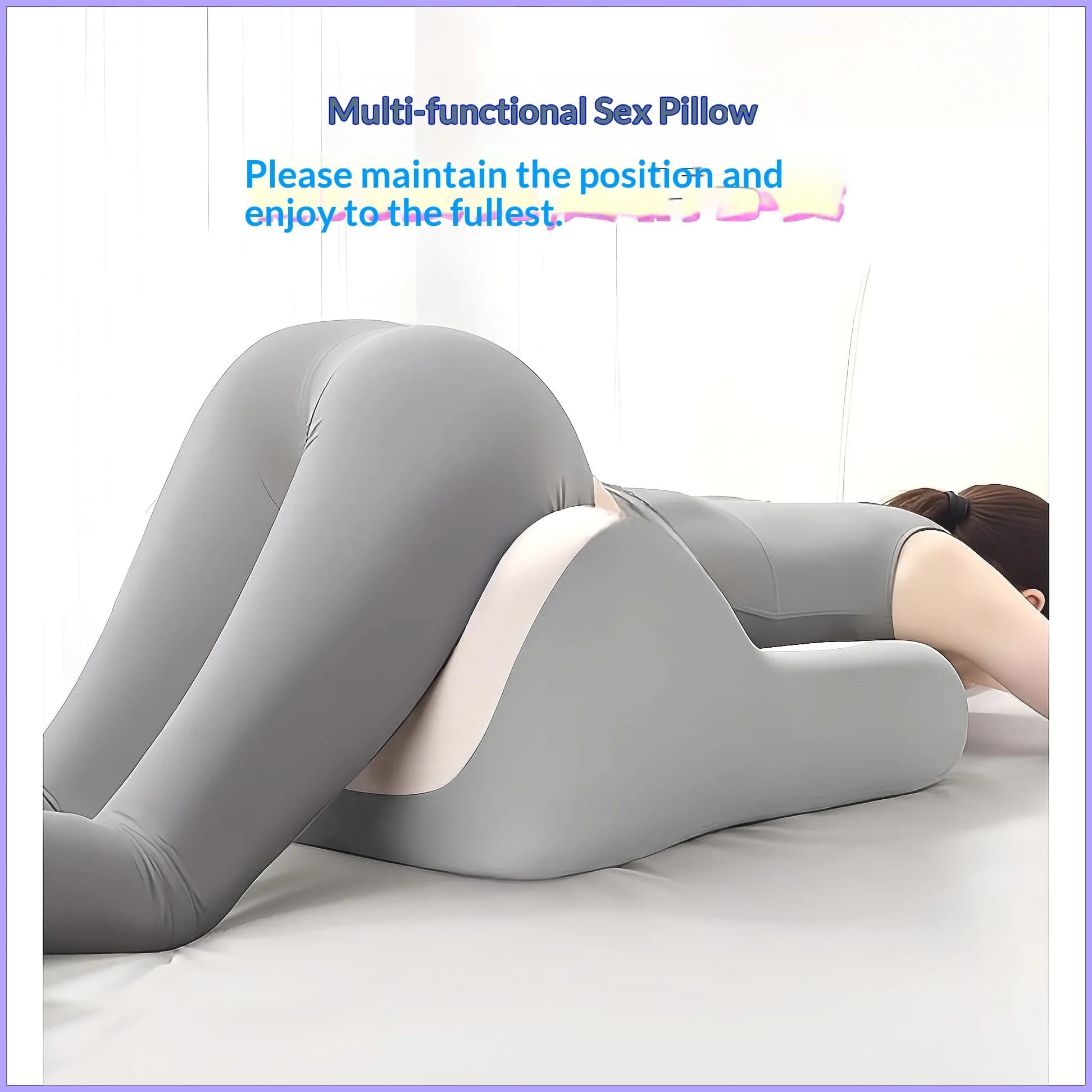 Couple Sleeping Pillow for Women & Men, Effort-Saving Love Pillow, Butt Lift & Hip Support Pillow for Side Sleepers
