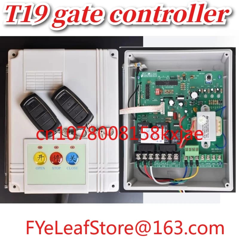 Controllore Barriera T19, Blocco Porta Elettrico, Codifica Limiti, Codice di Apprendimento, Controllore a Codice Fisso