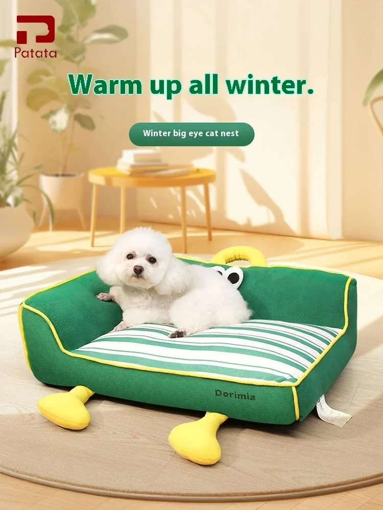 Nido per cani, divano letto universale per cani quattro stagioni, tappetino per cani completamente rimovibile e lavabile, addensato e caldo In autunno e In inverno